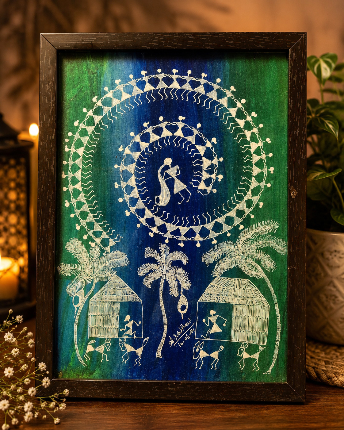 Warli Art Handmade painting