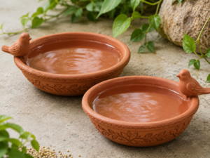 Bird Water Bowls (Set of 2)