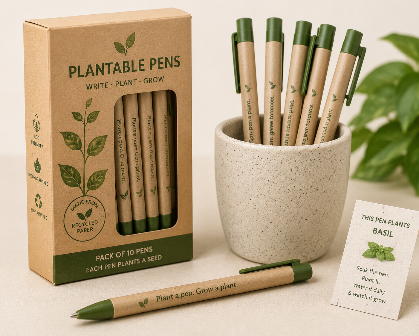 Plantable Pens (Pack of 10)